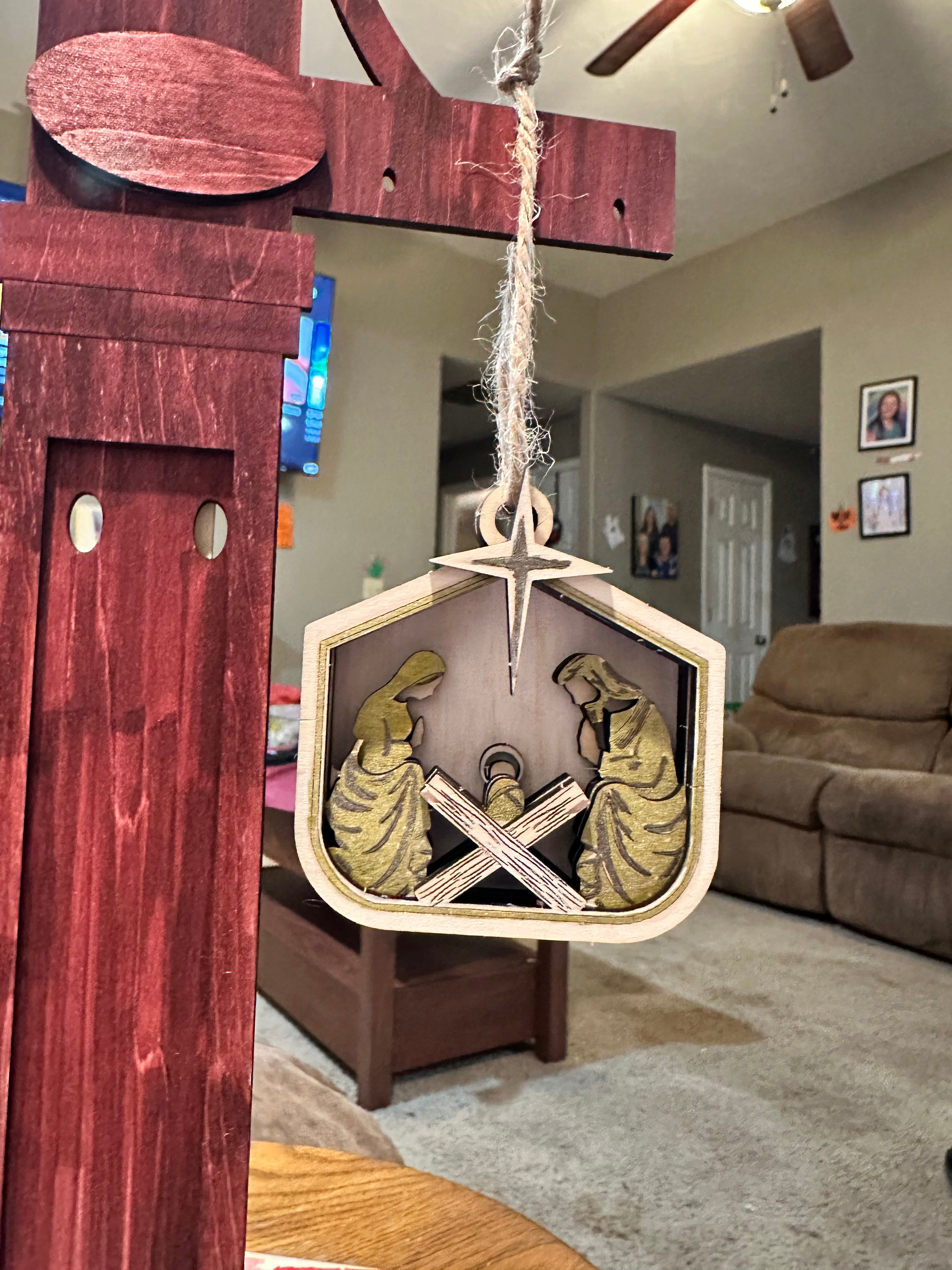 3D Wooden Ornament