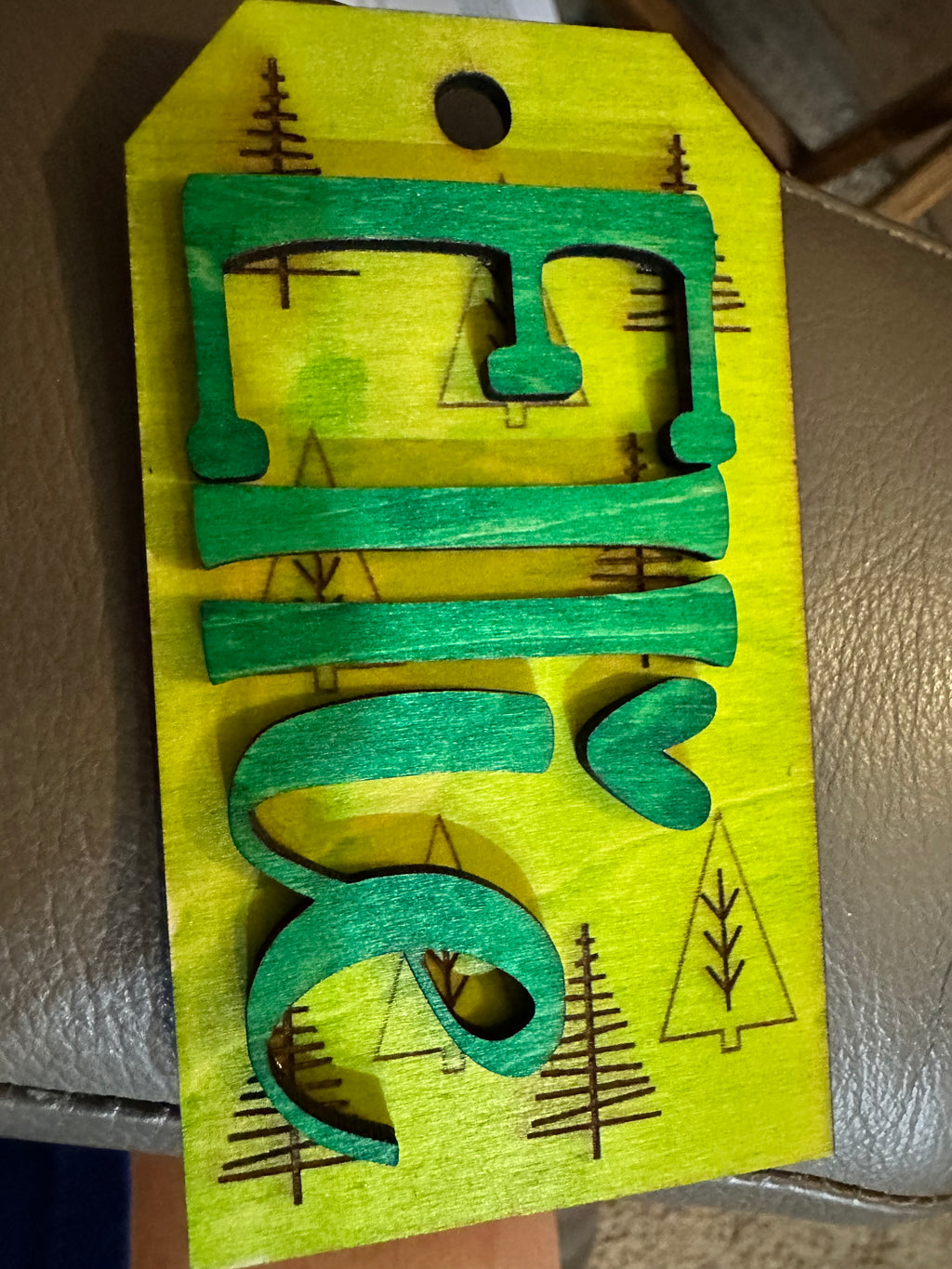 Wooden Nametag