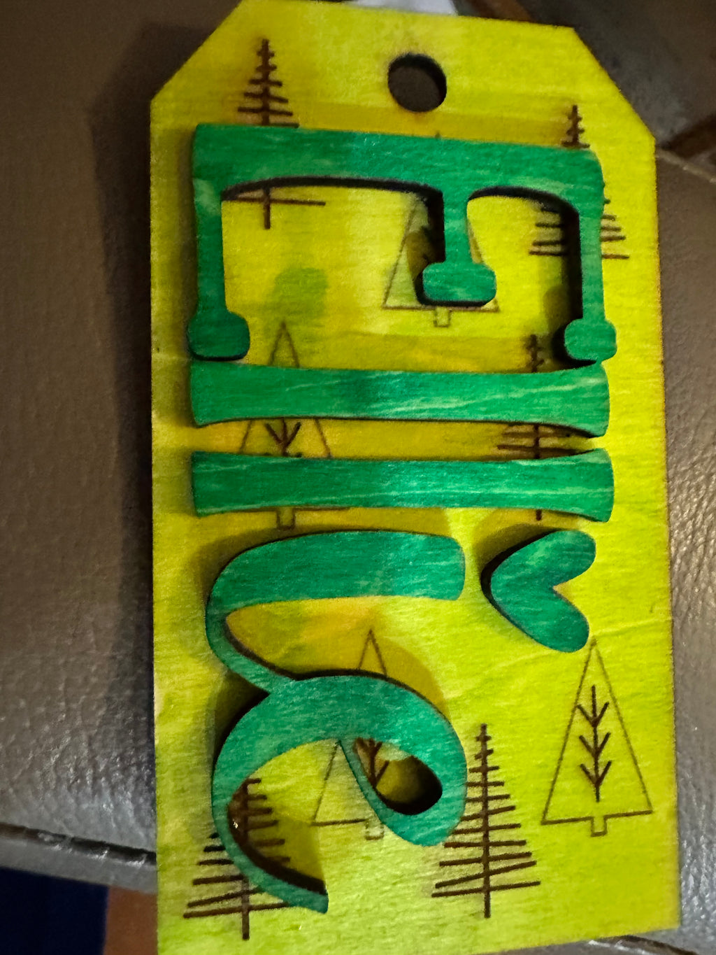 Wooden Nametag