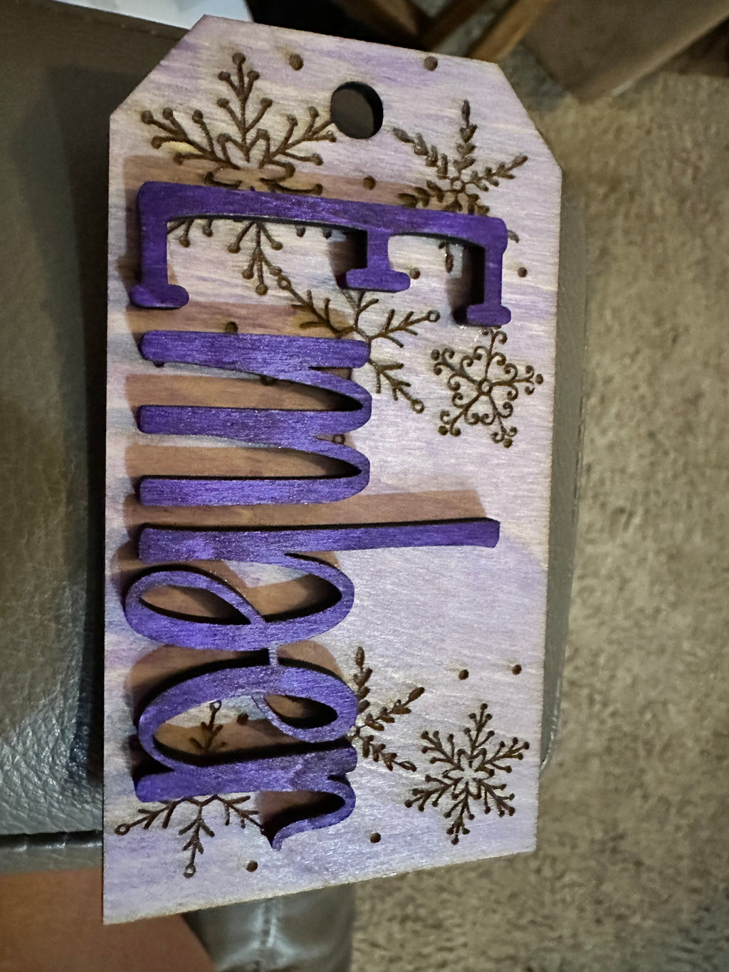 Wooden Nametag