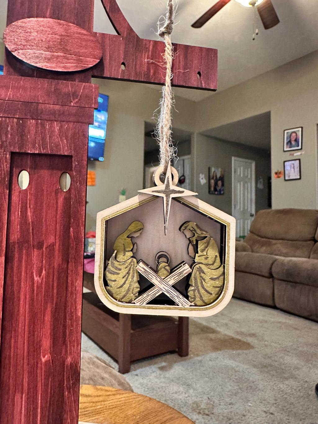 3D Wooden Ornament